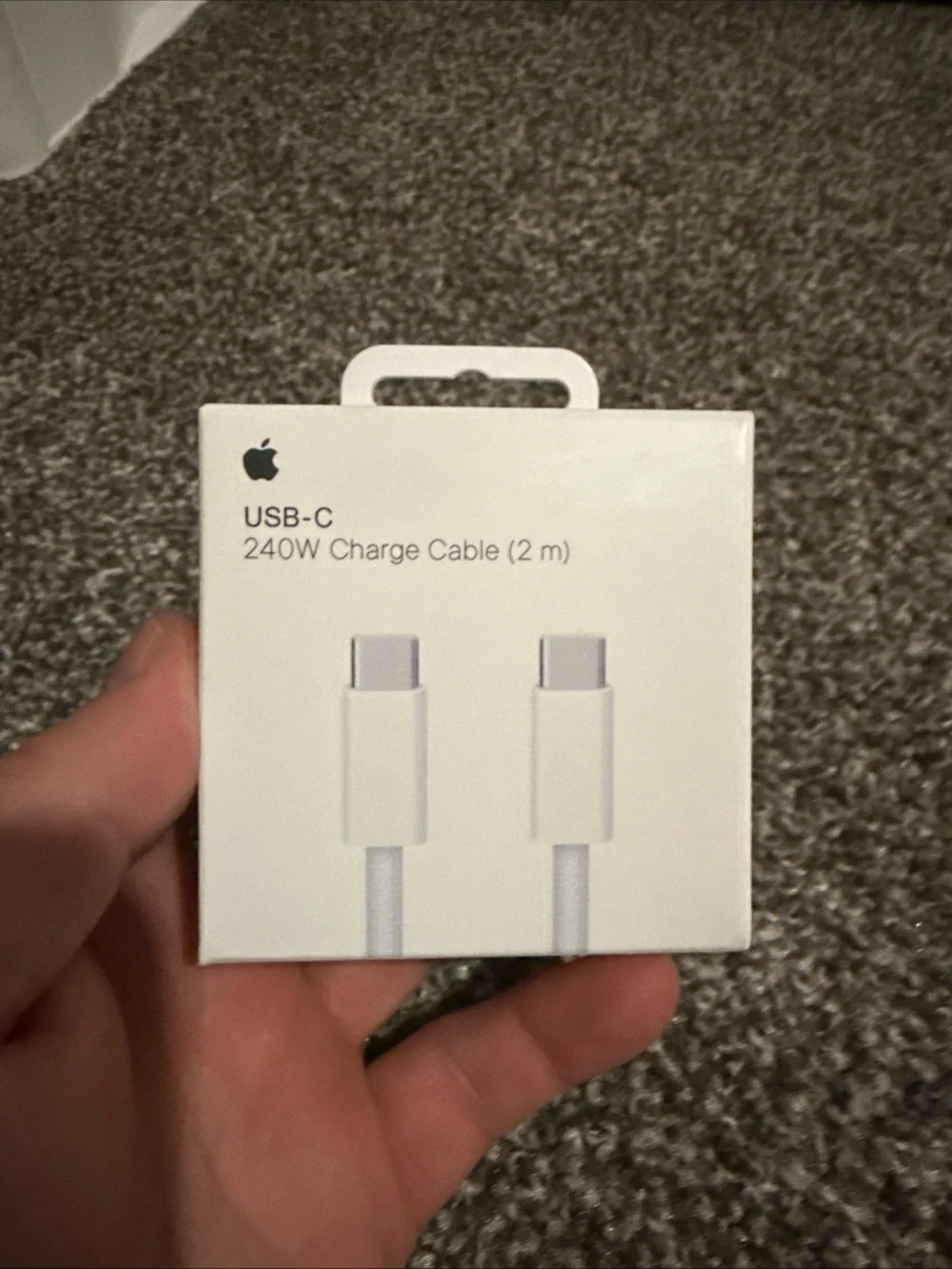 Apple USB-C 240W Charge Cable (2 m) - White Price is for all 6 cable